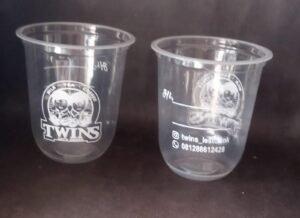 Sablon Cup Plastik PP 14 oz Oval