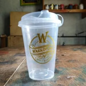 Sablon Cup Plastik PP Injection 16oz