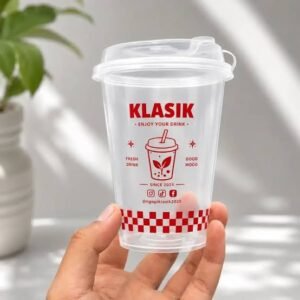 Sablon Cup Plastik PP Injection 14oz