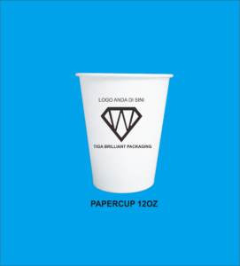 Sablon Paper Cup Hot 8oz + Tutup
