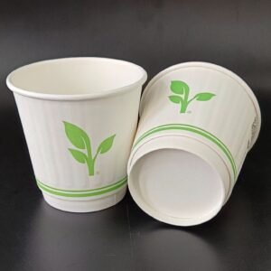 H858d9b3ef87f44e59ac374dec422c77fv Sablon Paper Cup Double Wall 6.5oz hot + Tutup - Isi 1000 Pcs gratis desain (Logo 1 Warna)