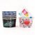 Printing Paper Bowl 650ml Full Color Custom + Tutup isi 1000 pcs gratis desain