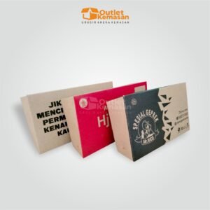 Lunch-Box-M-Custom Sablon Paper Lunch Box Ukuran M isi 1000 pcs Kemasan Makanan Porsi Standar Modern & Higienis gratis desain