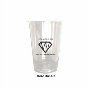 Sablon Cup PP 16oz Datar