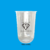 cup pp oval 18oz Cup Plastik PP 18 oz (Datar / Oval 8 Gram) – Paket 1.000 Pcs Tanpa Tutup (Free Custom Logo 1 Warna) gratis ongkir