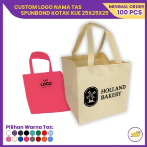 SABLON TAS SPUNBOND UKURAN 25 × 35