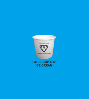 paper cup singgle wal 4oz cold ice cream Sablon Paper Cup Hot 4 oz
