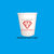 paper cup singgle wal 8oz putih SABLON PAPER CUP HOT 8OZ + TUTUP LOGO 1 WARNA FREE DESAIN ISI 1000 gratis ongkir